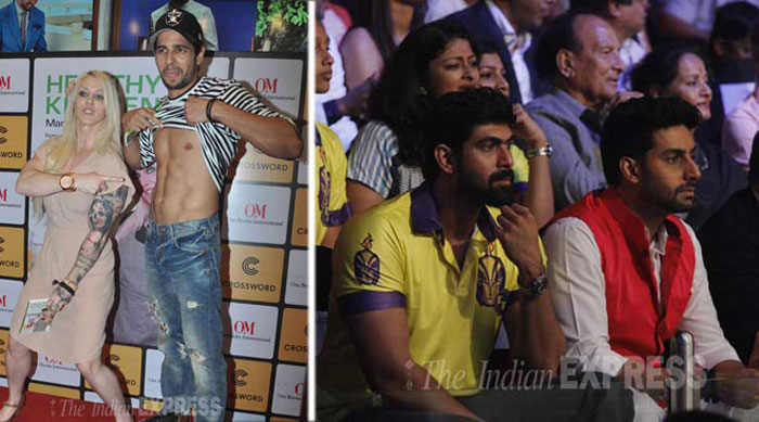 Sidharth Malhotra, Marika Johansson, Abhishek Bachchan, Rana Daggubati, Sidharth Malhotra pics, abhishek bachchan pics, rana daggubati pics, shilpa shetty pics, raj kundra pics, shilpa raj, Shilpa Shetty, Raj Kundra, entertainment, bollywood