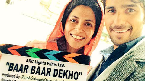 Sidharth Malhotra starts shooting for ‘Baar Baar Dekho’