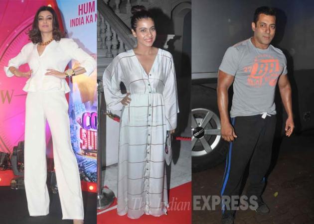 Salman Khan, Sushmita Sen, Kajol