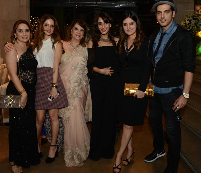 Sussanne Roshan, Farah Khan Ali, Zayed Khan