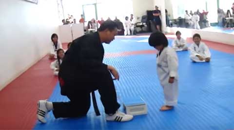 Viral video, Viral video Taekwondo board, Boy tries to break Taekwondo board, Boy Taekwondo video, Taekwondo video of little boy, Social media, Trending, Viral videos