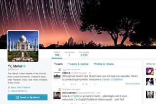 Taj Mahal, Internet, Twitter, @TajMahal, official twitter account of Taj Mahal, social media, technology news