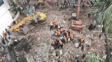 Thane building collapse, thane building, mumbai news, building collapse thane, thane news, maharashtra news, india news
