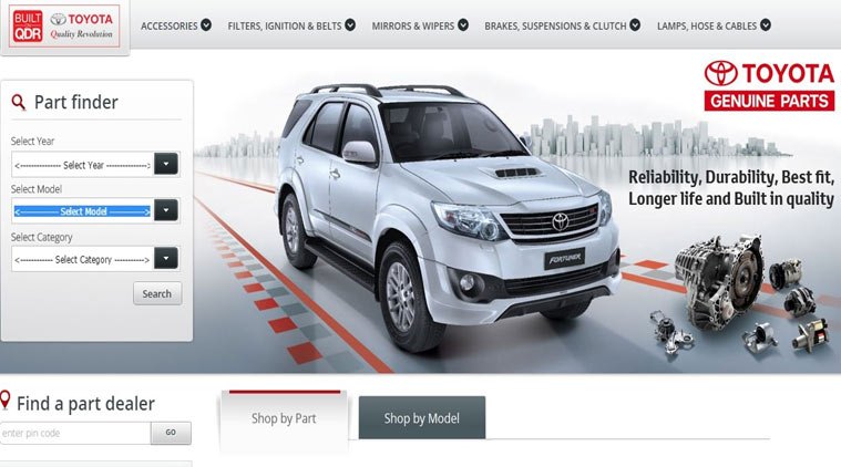 Toyota opens online spare parts store in India Auto & Travel News,The