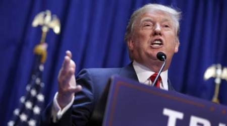 Republican presidential candidate Donald Trump. AP Photo