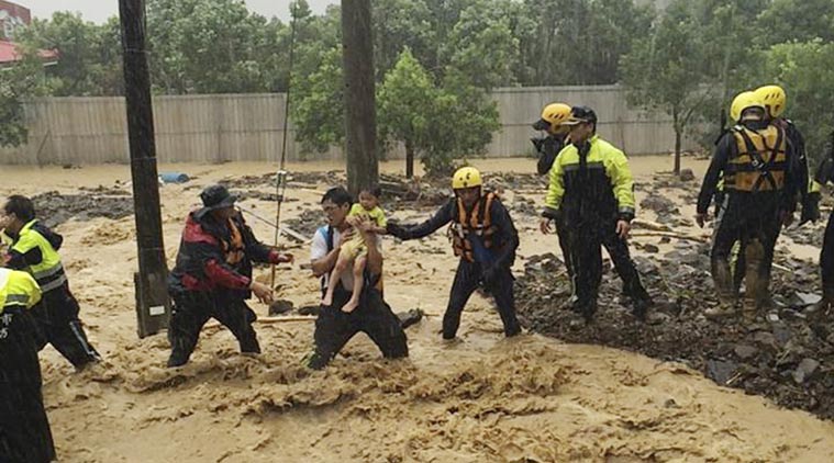 After Taiwan, typhoon Soudelor to hit China; over 1.58 lakh people ...