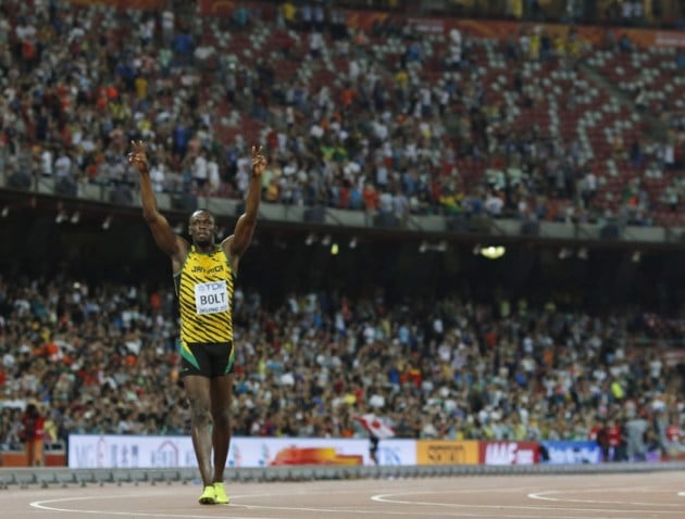 Usain Bolt, Usain Bolt 100m, Usain Bolt Jamaica, Usain Bolt Athletics, Usain Bolt race, Bolt, World Athletics Championships, World Championships, Beijing 2015, World Championsips 100m, 100m result, 100 m result, Usain Bolt photos, World Athletics photos, athletics photos, sports
