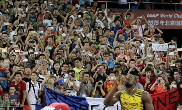 Usain Bolt, Usain Bolt 100m, Usain Bolt Jamaica, Usain Bolt Athletics, Usain Bolt race, Bolt, World Athletics Championships, World Championships, Beijing 2015, World Championsips 100m, 100m result, 100 m result, Usain Bolt photos, World Athletics photos, athletics photos, sports