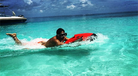 Varun Dhawan does high octane water stunts, watch video