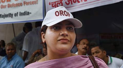 Union Minister V K Singh's daughter joins OROP stir | India News,The Indian  Express