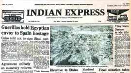 israel, palestine, palestine took hostages, egypt hostage situation, raj narain, Vijay Amritraj, Vijay Amritraj tennis, indira gandhi, india news, forty years ago, indian express