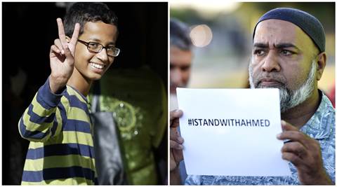Ahmed Mohamed, US muslim kid arrested, muslim teenager arrested, barack obama, texas muslim child arrested, kid arrested for clock, mark Zuckerberg, islamophobia, white house muslim kid, Google science fair, world news, latest news, America news, US news