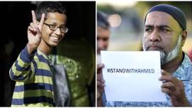 Ahmed Mohamed, US muslim kid arrested, muslim teenager arrested, barack obama, texas muslim child arrested, kid arrested for clock, mark Zuckerberg, islamophobia, white house muslim kid, Google science fair, world news, latest news, America news, US news