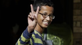 Ahmed Mohamed, US muslim kid arrested, muslim teenager arrested, barack obama, texas muslim child arrested, kid arrested for clock, mark Zuckerberg, islamophobia, white house muslim kid, Google science fair, world news, latest news, America news, US news