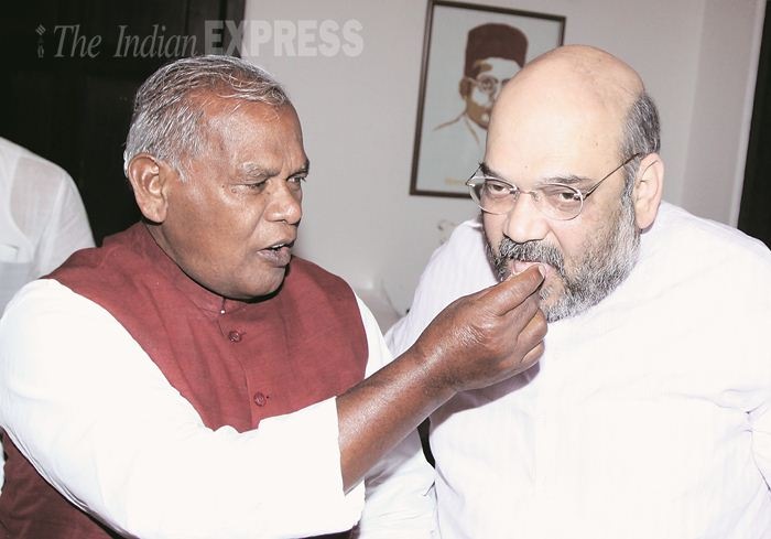 Jitan Ram Manjhi, Bharatiya Janata Party, bihar elections, bihar polls, bihar polls 205, NDA, BJP, Bihar elections, Hindustani Awam Morcha, Manjhi BJP, BJP Manjhi, Bihar news, India news