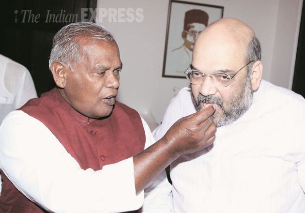 Jitan Ram Manjhi, Bharatiya Janata Party, bihar elections, bihar polls, bihar polls 205, NDA, BJP, Bihar elections, Hindustani Awam Morcha, Manjhi BJP, BJP Manjhi, Bihar news, India news