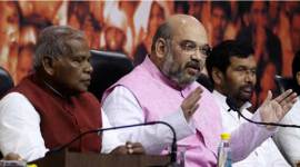 bihar election, bihar polls, bihar NDA alliance, amit shah, jitan ram manjhi, ram vilas paswan, bihar BJP candidature, bihar politics, india news, latest news