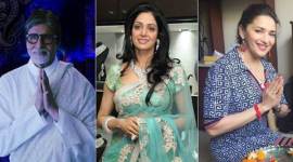 Ganesh Chaturthi, Amitabh Bachchan, Sridevi, Madhuri Dixit Nene, Arjun Kapoor, Varun Dhawan, Arjun Rampal, Dia Mirza, Sunny Leone, Shraddha Kapoor, Priyanka Chopra, Nimrat Kaur, Raveena tandon, Sushant Singh Rajput, Ronit Roy, Vivek Oberoi, kailash Kher, Sonu Sood, Bipasha Basu, ronit Roy, Manoj Bajpayee, Esha Gupta, Tisca Chopra, Milap Zaveri, Sophie Choudry, Manish Paul, Ritesh Sidhwani, vishal Dadlani, Ritesh Sidhwani, Mika Singh, Neil Nitin Mukesh, Kunal Khemu, R. Madhavan, Jackky Bhagnani