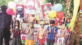 Kerala CPM, Janmashtami, CPM, CPM Janmashtami celebration, CPM Kerala Janmashtami celebration, CPM Janmashtami procession, Sangh Parivar, Janmashtami celebration, Kerala news, india news, nation news