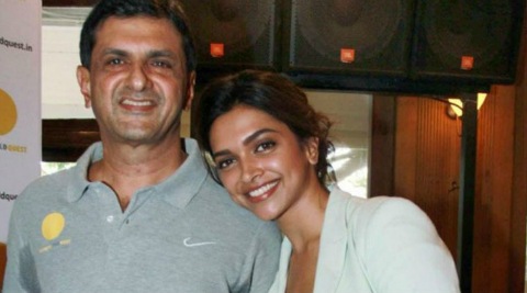 Deepika Padukone takes time off to bond with dad Prakash Padukone