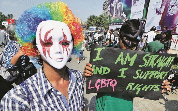 Participants at the city’s second pride parade held in February last year (Source: Manas Paran)
