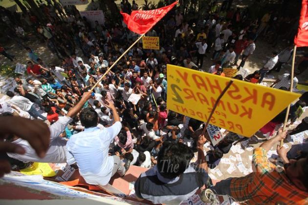 Du Election, DUSU, Du Election 2015, Delhi University, DUSU 2015, Delhi university Campus, BJP, AAP, Du Students union, Delhi University Election, Chhatra Yuva Sangharsh Samiti, CYSS, ABVP, NSUI, AISA, Du election Candidates, Dusu candidates, Dusu rally, Dusu news, Delhi News