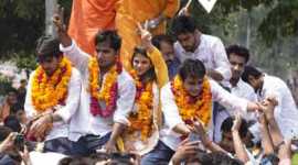 DUSU polls, ABVP, BJP, CYSS, AAP, DUSU elections, Delhi university elections, ABVP news, DUSU news, Delhi university, NSUI, Congress, Delhi news, AAP news,