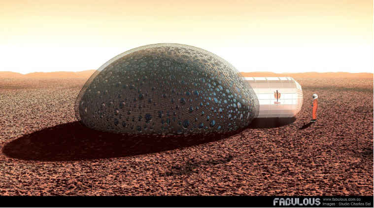 Mars, 3D printed shelter, Sfero, 3D printed shelter for Mars astronauts, Mars astronauts, 3D printed habitat for Mars astronaut, fabulous, french firm, Red planet, science, space, science news, tech news, technology