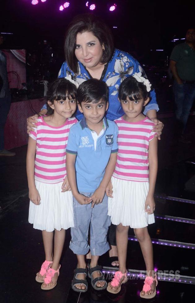 Farah Khan, farah Khan Daughter, farah Khan son, Farah Khan kids, Anya Kunder, Diva Kunder, Czar Kunder, Indian idol Junior, Indian Idol Junior 2, Kangana Ranaut, Imran Khan, Suniel Shetty, Mana Shetty, Suniel Shetty Wife, Mini Mathur, Hussain Kuwajerwala, Abhijit Sawant, Anita Kanwal, Pooja Kanwal, Kalki Koechlin, Alisha Chinai, Anu Malik