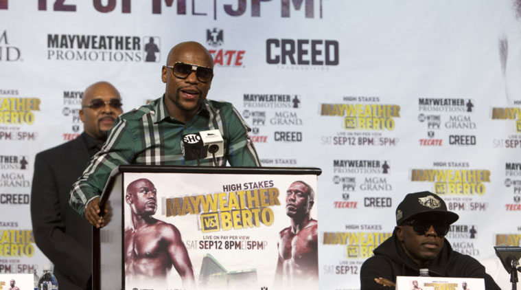 Floyd Mayweather Says Duel With Andre Berto Will Be His Last Sports News The Indian Express