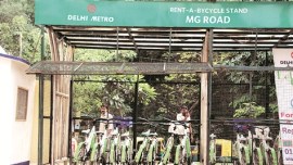 car free day, car free tueday,delhi traffic, cyber city traffic, delhi traffic system, delhi news, indian express