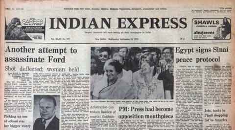 Gerald Ford, US President Gerald Ford, Sarah Jane Moore, Lok Sabha, Shanti Bhushan, Indira Gandhi