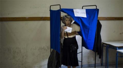 Elections, Greece polls, Greek voters, European Community, EC, Greek politics, indian express, column express