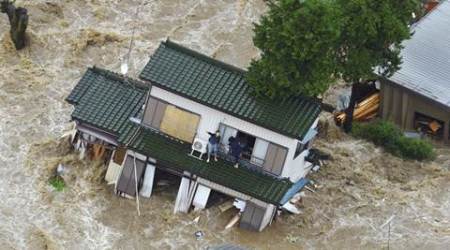 japan, japan floods, japan rains, Tokyo, Kinugawa River, Japan flood rescue, japan flood toll, japan casualties, world news, japan news