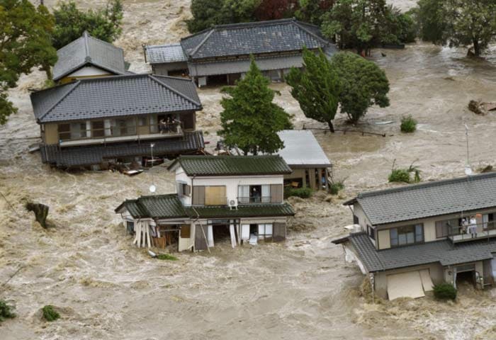 Tropical storm Etau, japan, japan, japan floods, japan rains, Tokyo, Kinugawa River, Japan flood rescue, japan flood toll, japan casualties, world news, japan news