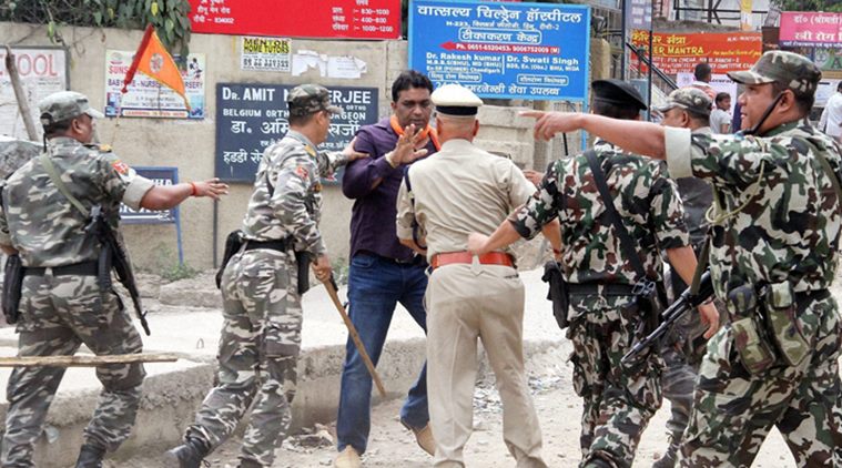 ranchi meat, ranchi temple, ranchi temple meat, jharkhand meat, jharkhand temple, jharkhand temple meat, ranchi violence, ranchi news, ranchi protest news, ranchi clashes news, latest news, india news, jharkhand news, jharkhand violence