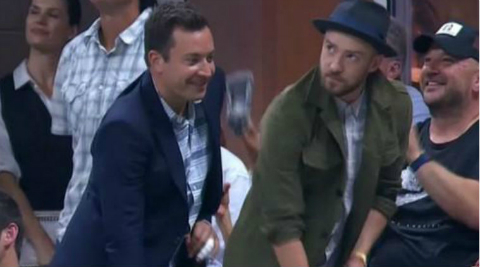 Justin Timberlake, Jimmy Fallon dance to ‘Single Ladies’ at US Open ...