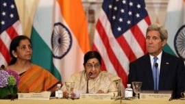 US, India, John Kerry, sushma Swaraj, India-US strategic and commercial dialogue, UN peace mission, United Nations, UN peacekeepers training, India US defence training, India US defence deal, india news, latest news, indian express column, C Raja Mohan Column