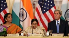 US, India, John Kerry, sushma Swaraj, India-US strategic and commercial dialogue, UN peace mission, United Nations, UN peacekeepers training, India US defence training, India US defence deal, india news, latest news, indian express column, C Raja Mohan Column