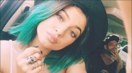 Kylie Jenner, Kylie Jenner news, Kylie Jenner photos, Kylie Jenner green hair, Kylie Jenner chris brown concert, chris brown concert