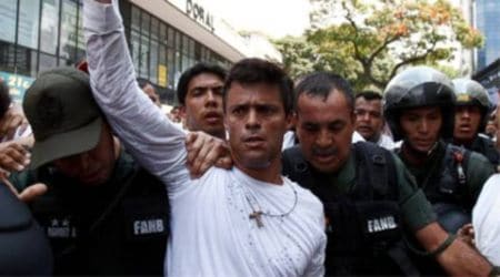 leopoldo lopez, lopez, leopoldo lopez arrest, lopez jail, leopoldo lopez jail, leopoldo lopez jail term, venezuela, venezuela leopoldo lopez, world news, latest news