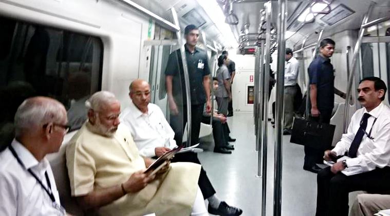 Pm Narendra Modi Travels By Delhi Metro To Inaugurate Faridabad Extension Line Delhi News 3933