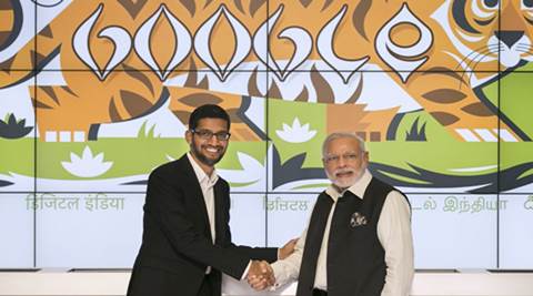 PM Modi meets Sundar Pichai; Google to provide WiFi at 500 railway ...