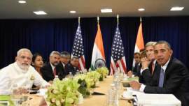 Narendra Modi, Modi US, PM Modi, PM Modi in US, barack Obama, Modi Obama, Terrorism, PM Modi barack Obama meet, Barack Obama, Obama-Modi bilateral meeting, climate conference Paris, UN Security Council reforms, Indian express, Modi news, world news