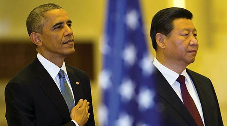 US President Barack Obama, left, with his Chinese counterpart Xi Jinping. (Source: AP photo/file)
