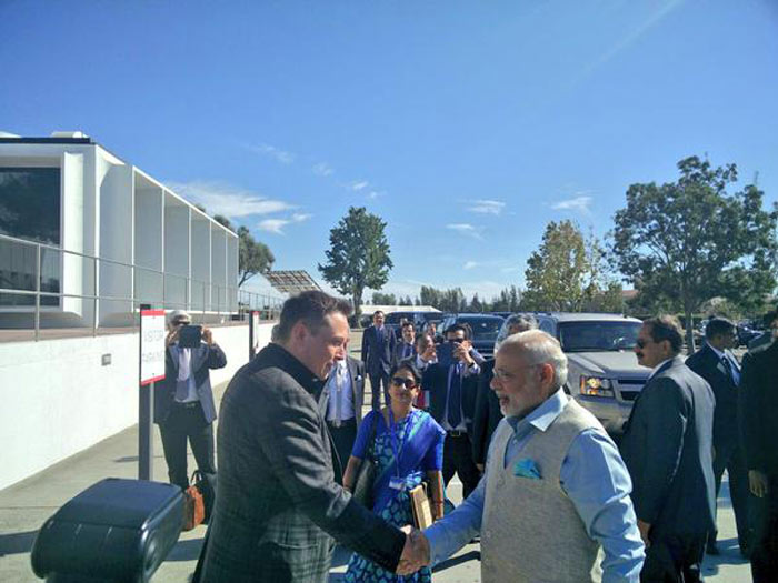 Narendra Modi, Silicon Valley, Narendra Modi CEOs, Modi visits silicon valley, Narendra Modi Silicon Valley, Modi meets Tim Cook, Narendra Modi meets CEOs, Modi meets Silicon Valley CEOs, Modi visits Tesla Motors, modi Tesla motors visit, Narendra Modi Tesla Motors, Modi Silicon Valley pics