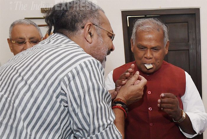 Jitan Ram Manjhi, Bharatiya Janata Party, bihar elections, bihar polls, bihar polls 205, NDA, BJP, Bihar elections, Hindustani Awam Morcha, Manjhi BJP, BJP Manjhi, Bihar news, India news