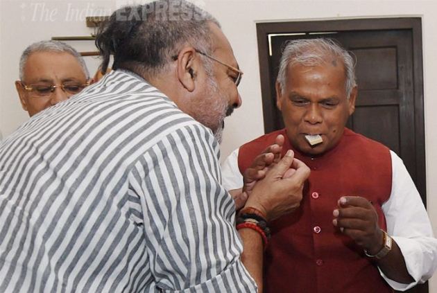 Jitan Ram Manjhi, Bharatiya Janata Party, bihar elections, bihar polls, bihar polls 205, NDA, BJP, Bihar elections, Hindustani Awam Morcha, Manjhi BJP, BJP Manjhi, Bihar news, India news