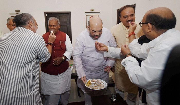 Jitan Ram Manjhi, Bharatiya Janata Party, bihar elections, bihar polls, bihar polls 205, NDA, BJP, Bihar elections, Hindustani Awam Morcha, Manjhi BJP, BJP Manjhi, Bihar news, India news