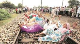 MSG 2, MSG, MSG screening, railway blocked, MSG 2 protest, chandigarh news, indian express